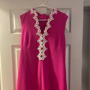 ELLE shift dress, hot pink.